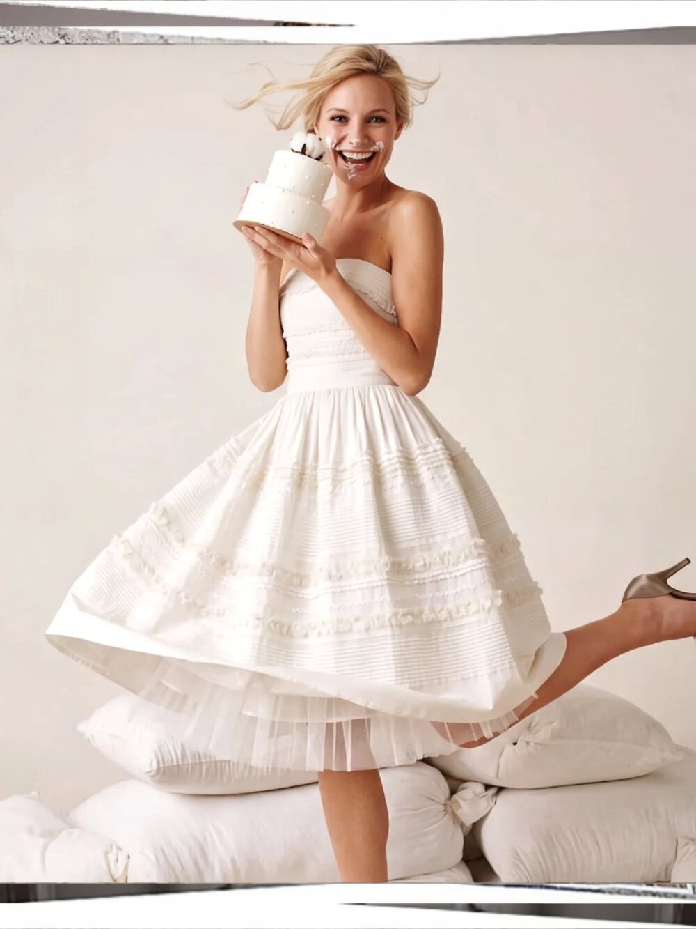 Retro "Fondant Buttercream" Tea Dress w/ Loads of Tulle (4) by Hitherto - Picture 2 of 8